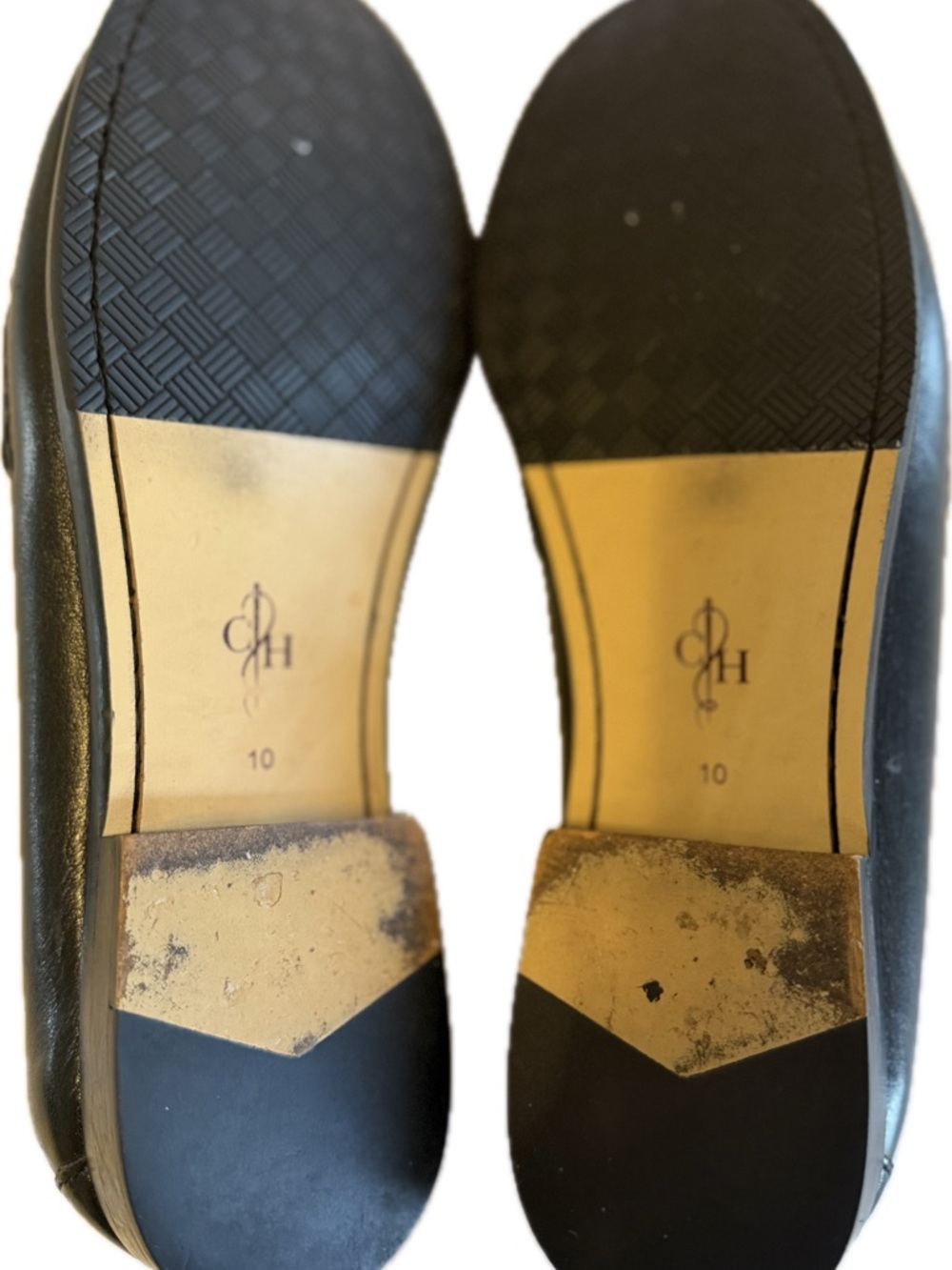 Cole Haan Black Leather Penny Loafers - Picture 3 of 3